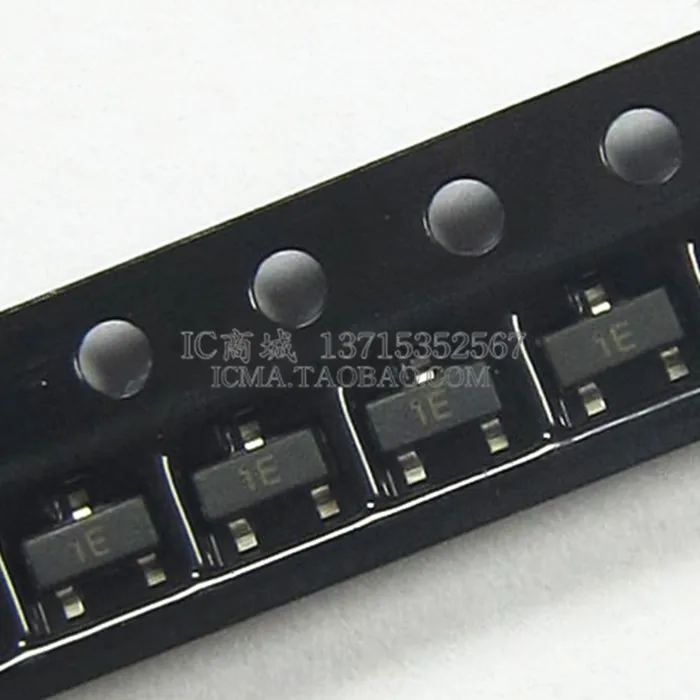 Free Delivery. SMD transistor BC847A 1E SOT23 0.1A / 45V NPN = 38 Yuan ...