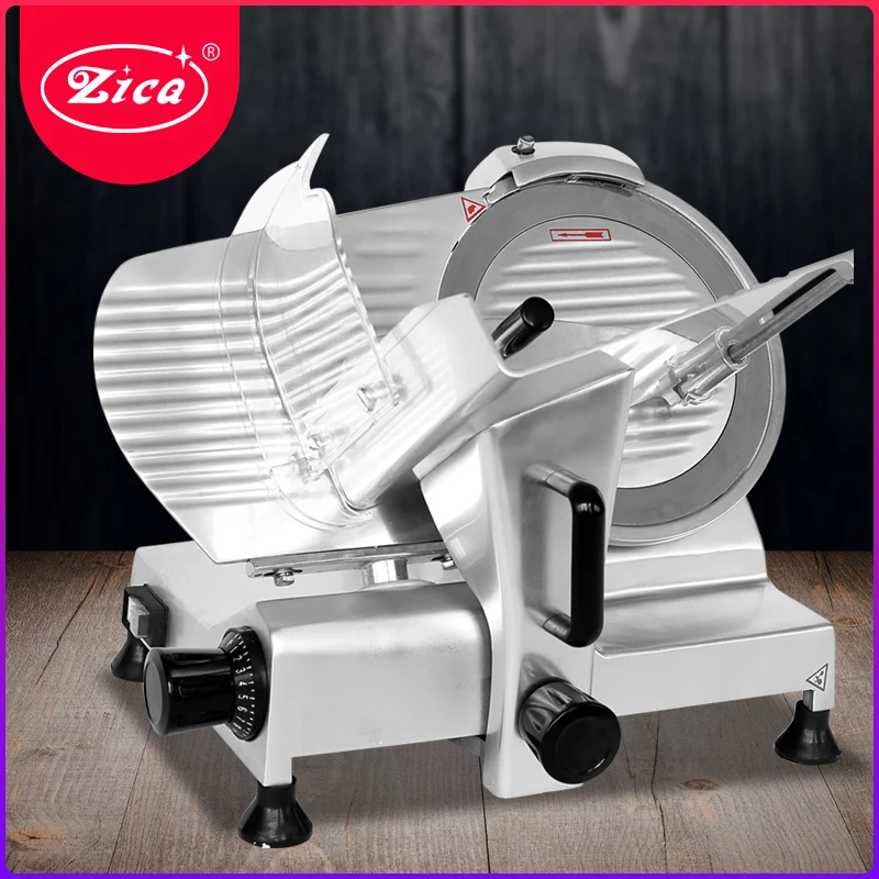 

ZICA Commercial Electric Slicer Machine 220mm/250mm Mutton Rolls Meat Slicer Cutting Machine Kitchen Food Processor