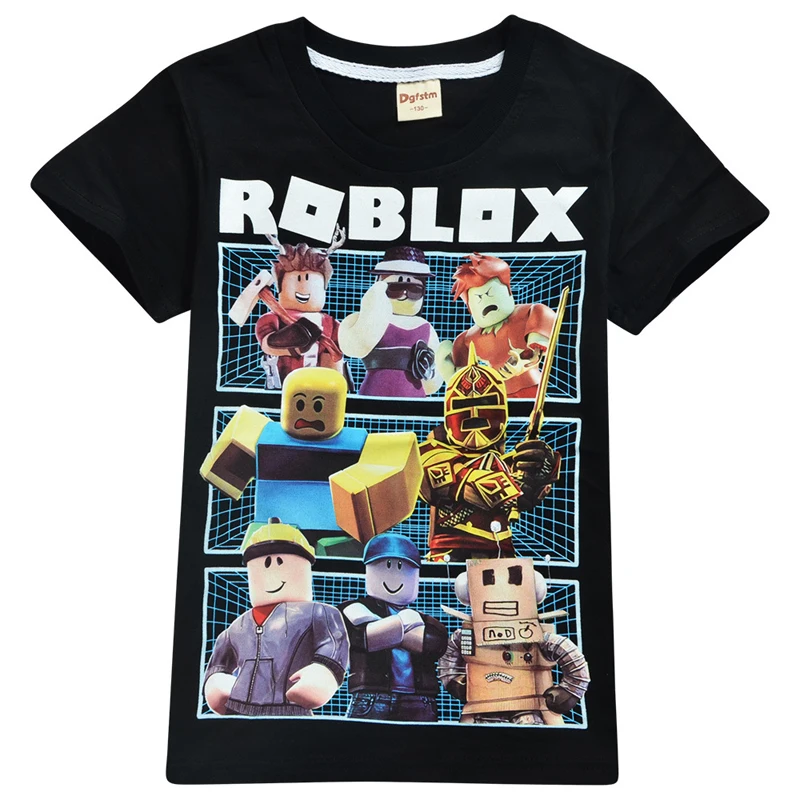 Us 678 14 Off2019 Summer Boys T Shirt Roblox Stardust Ethical Cotton Cartoon T Shirt Boy Rogue One Roupas Infantis Menino Kids Costume In T Shirts - 