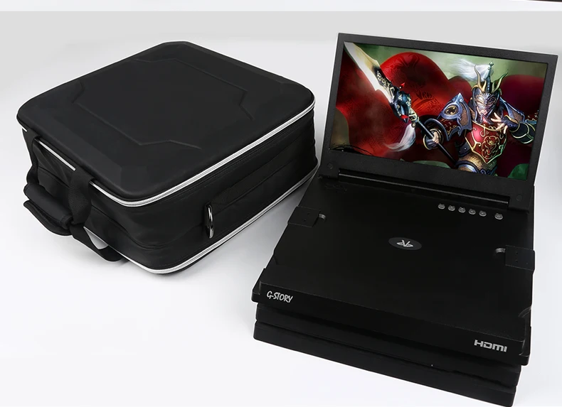 Portable carry case for PS4 Pro game console controller bag with shoulder handle 