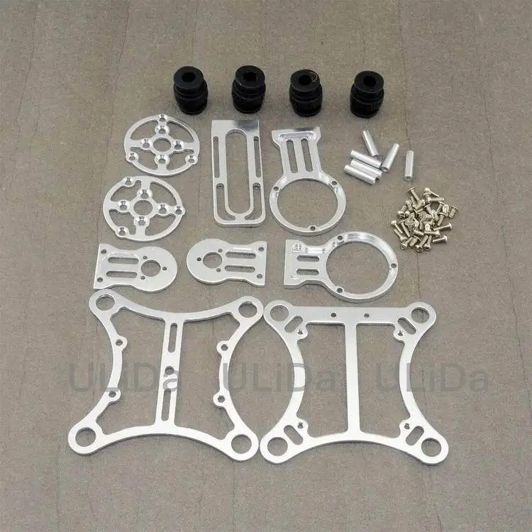 Super Light Dji Phantom 3 2 Di Alluminio Del Metallo Brushless Camera Gimbal Cornice Ptz Per Gopro Fpv Qr X350