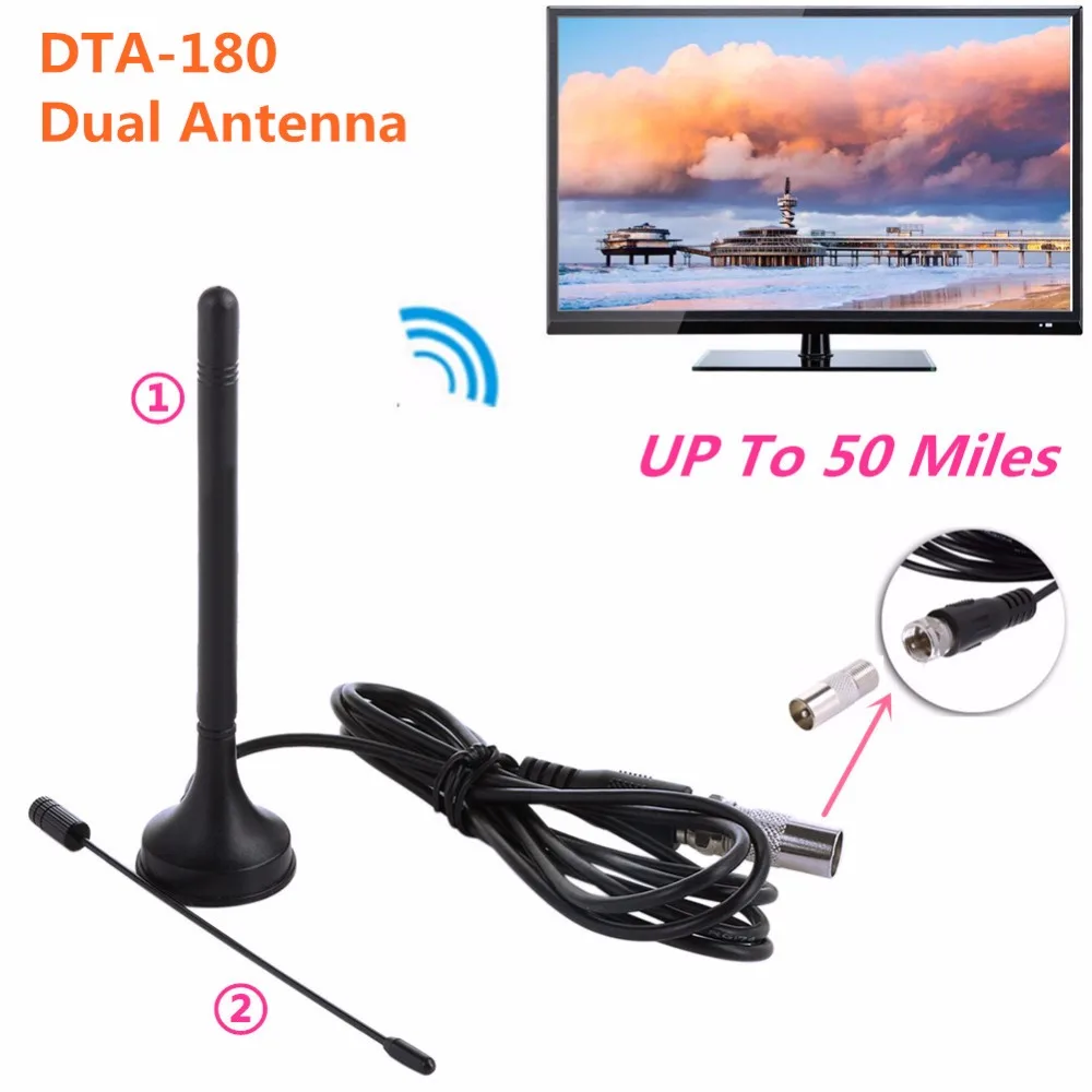 DTA 180 HD Digital Indoor TV Dual Antenna DVB T Antena Freeview HDTV