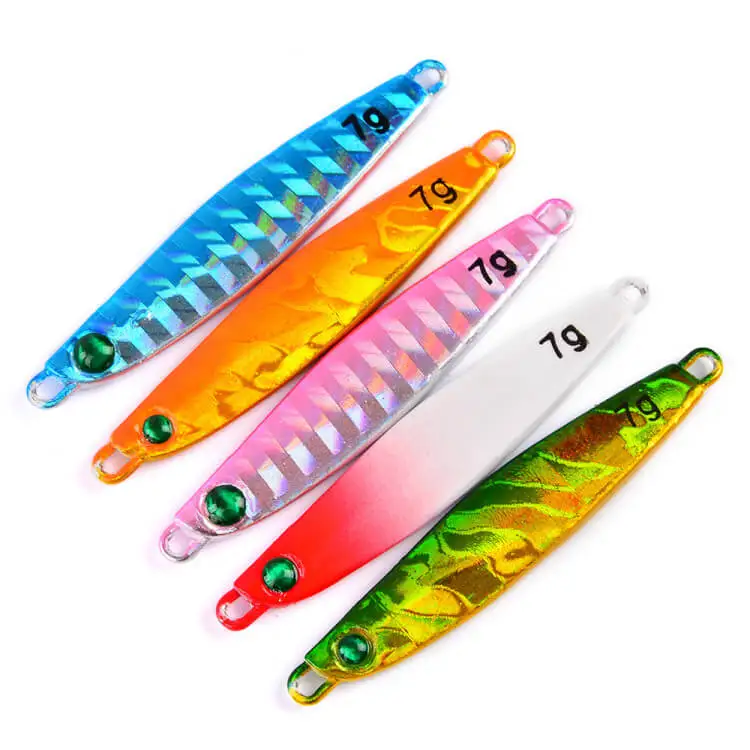 5pcs Micro Jigs Butterfly Knife Jigs Bait Lures 7g,10g,14g,17g,21g,28g