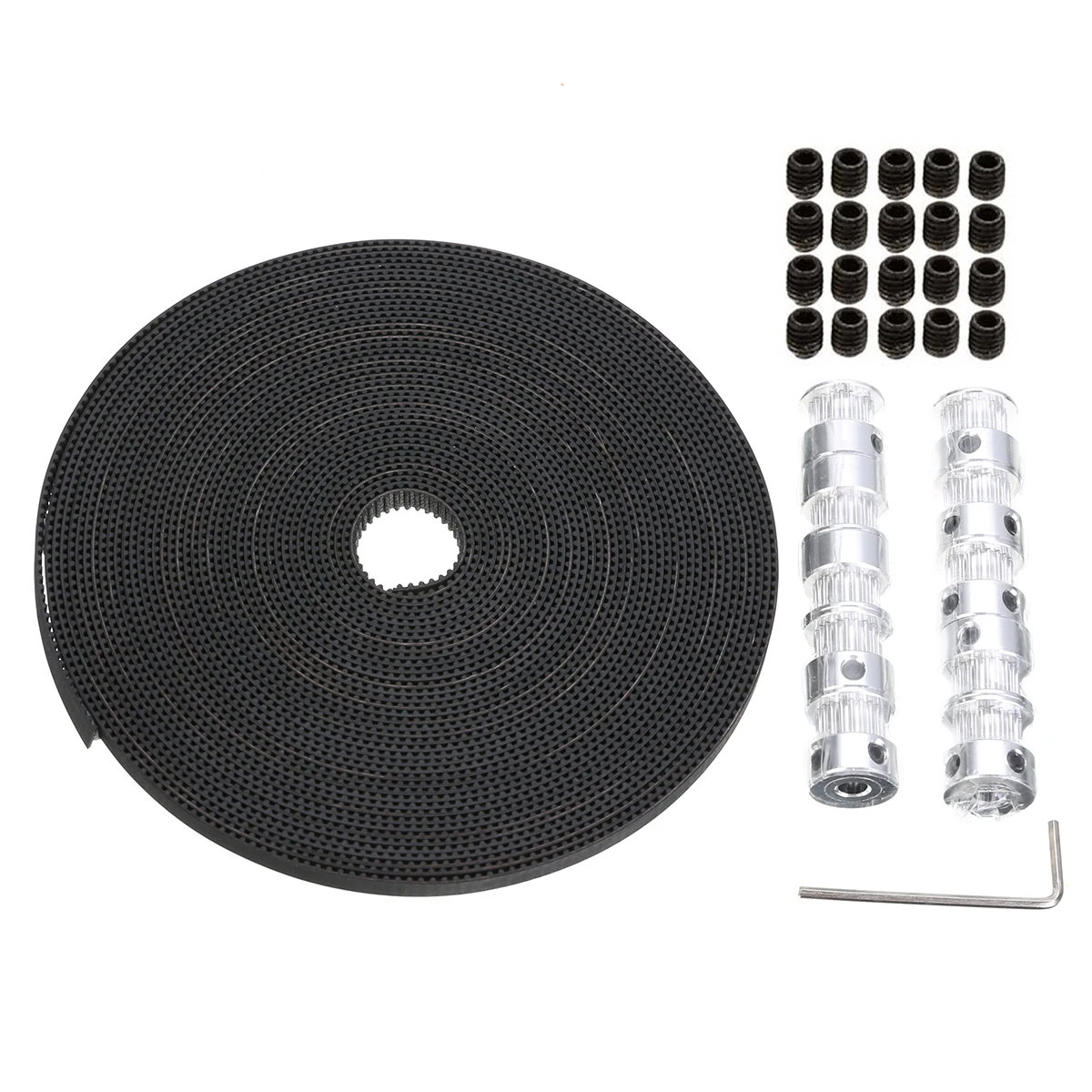 

Pratical 10m GT2 Reinforced Timing Belt 20T Pulley For CNC 3D Printer Prusa i3 Anet NEMA