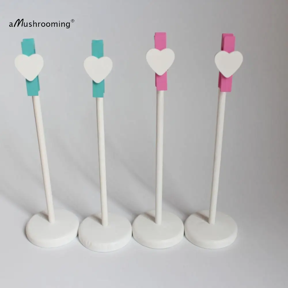 4 Mini Wooden Easel Plate Settings Food Marker Table Decor Wedding Party Buffet