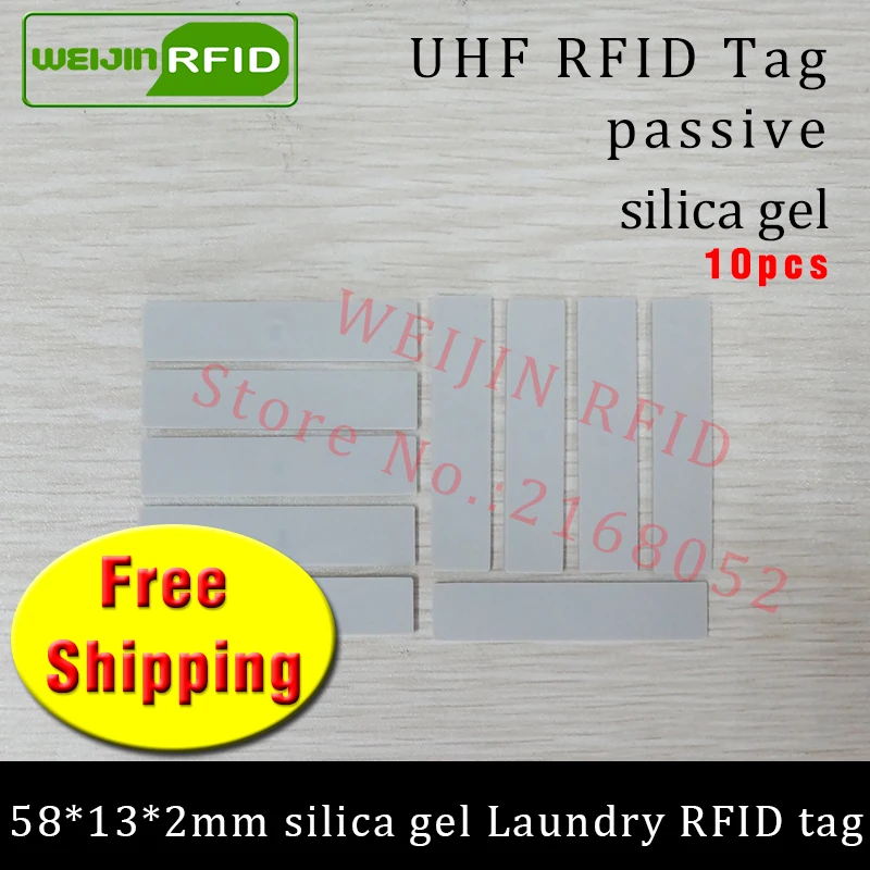 Rfid-теги uhf прачечная высокой стойкостью к температуре 915 м 868 м 860-960 м H3 EPC 6C 10 шт Бесплатная доставка smart Пассивные RFID силикагель