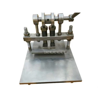 

Hand Operate Desktop Double Column Manual Die Cutting Machine Leather Mold Punching Press Cutting Machine Punch Plate 315*240mm