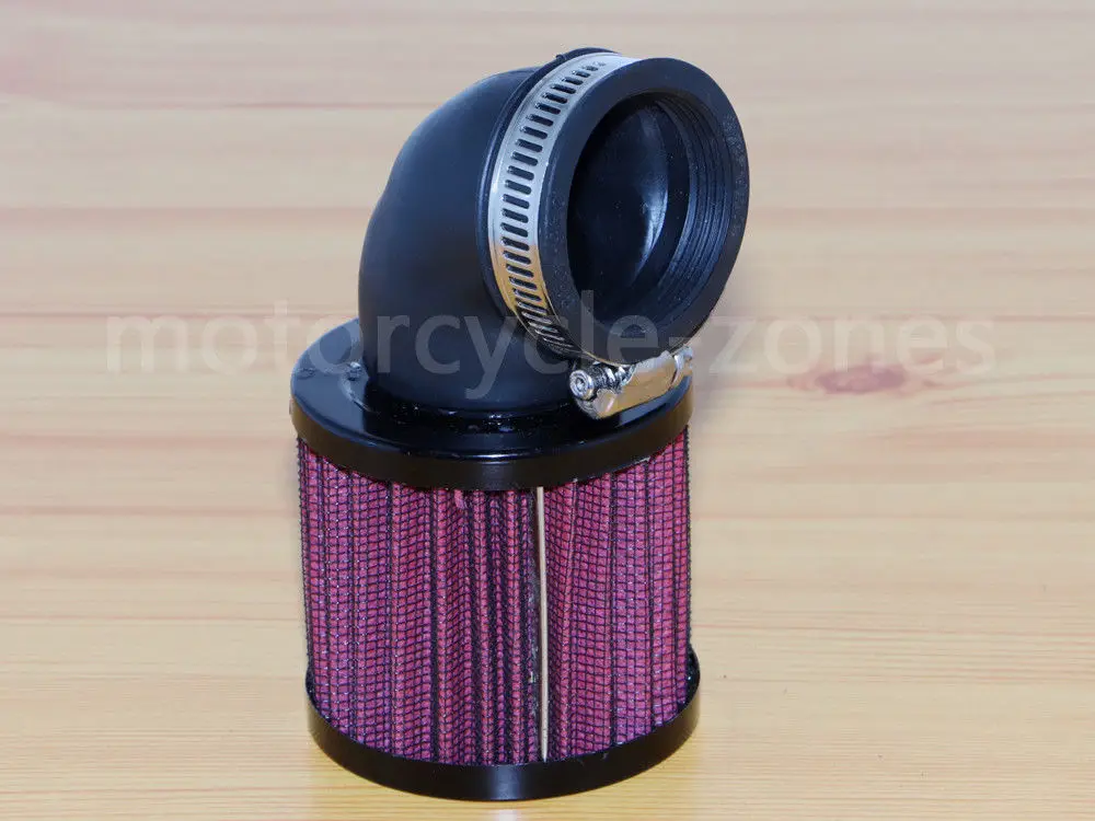 Black 45mm- 48mm Universal Motorcycle Air Intake Flow Filter Cleaner For Bobber Chopper Cruiser