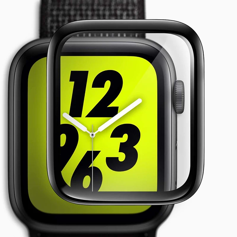 10 шт. оригинальная 3D Защитная пленка для Apple Watch 38 мм 40 мм 44 мм 42 мм 9H полное покрытие из закаленного стекла для часов серии 4 2 1