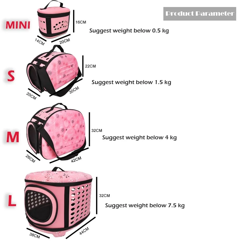 Складная переноска для собак, сумка для кошек, дорожная сумка, дышащие сумки на плечо для маленьких животных, собак, щенков, домашних животных, переноска для улицы TDB04