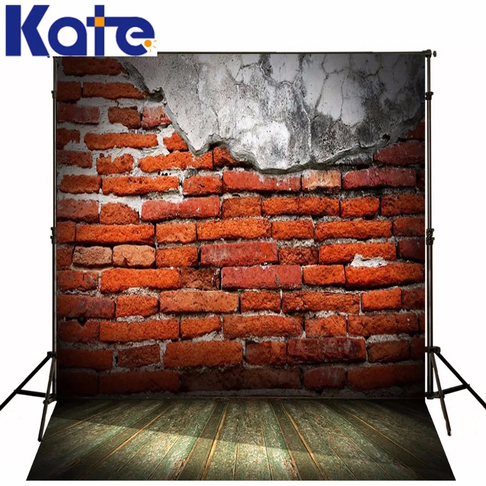 

Photography Backdrops Old Red Brick Wall Wood Brick Wall Backgrounds For Photo Studio Ntzc-124