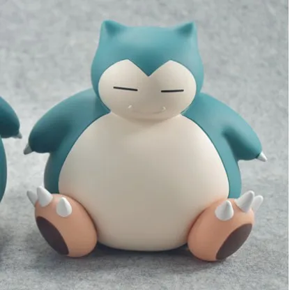 Snorlax Карманный денежный ящик Монстры Фигурки Коллекция монет Модель Копилка японского Аниме Коллекция отаку подарки для детей - Цвет: Sit no box