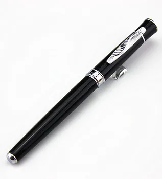 

Picasso Black silver clip pens Business office financial Fountain Pen (0.38mm 0.5mm) converter set with