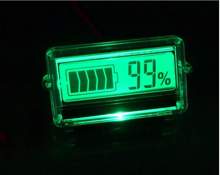BATTERY CAPACITY TESTER TRANSPARENT WITH SHELL