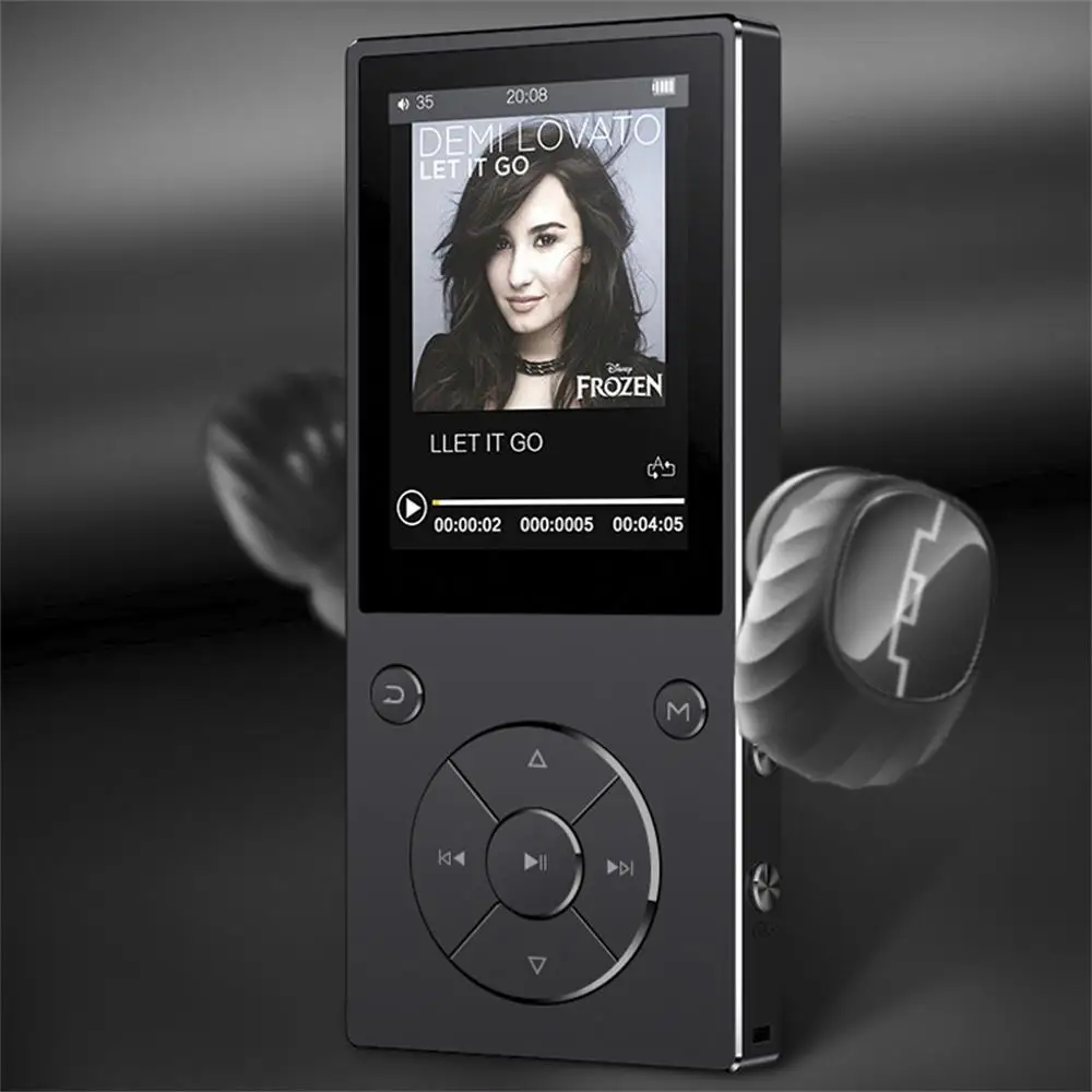 Newest MP3 Player Bluetooth4.2 Built-in Speaker 16GB MP3 Music Player with 2.4 Inch HD Screen, FM, Support SD up to 128GB