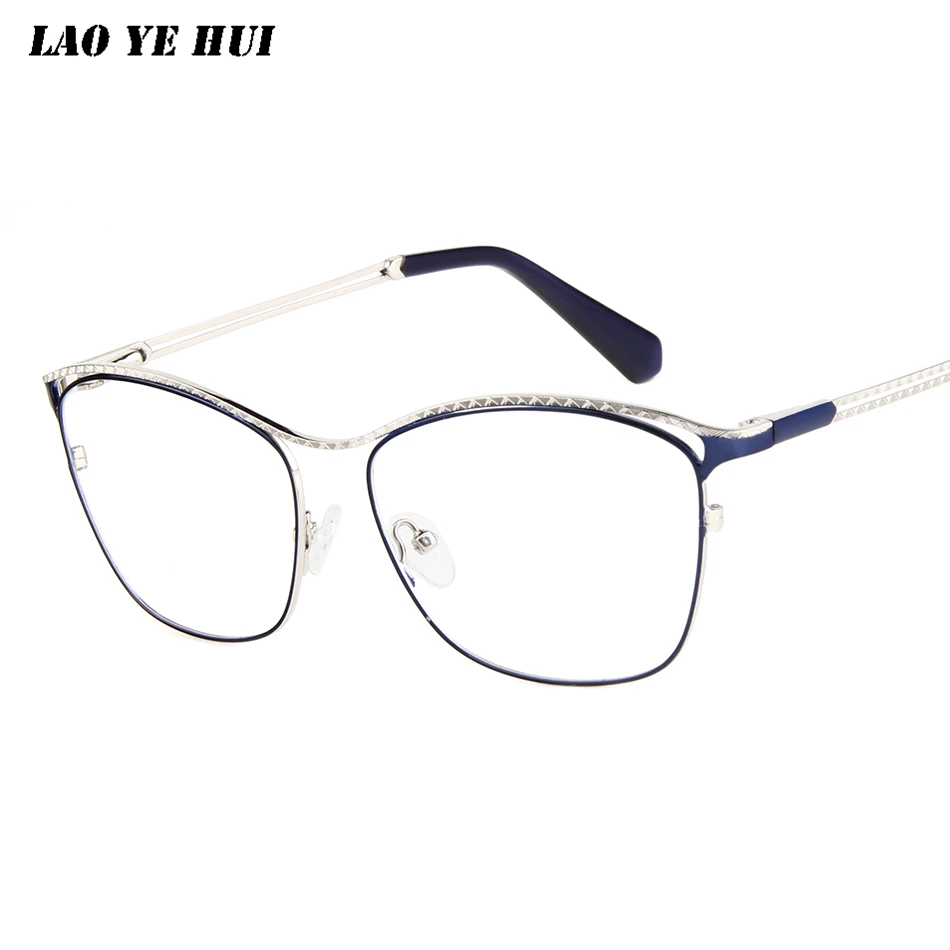 Женские прозрачные компьютерные очки LAO YE HUI оправы для очков модные Oculos LMO