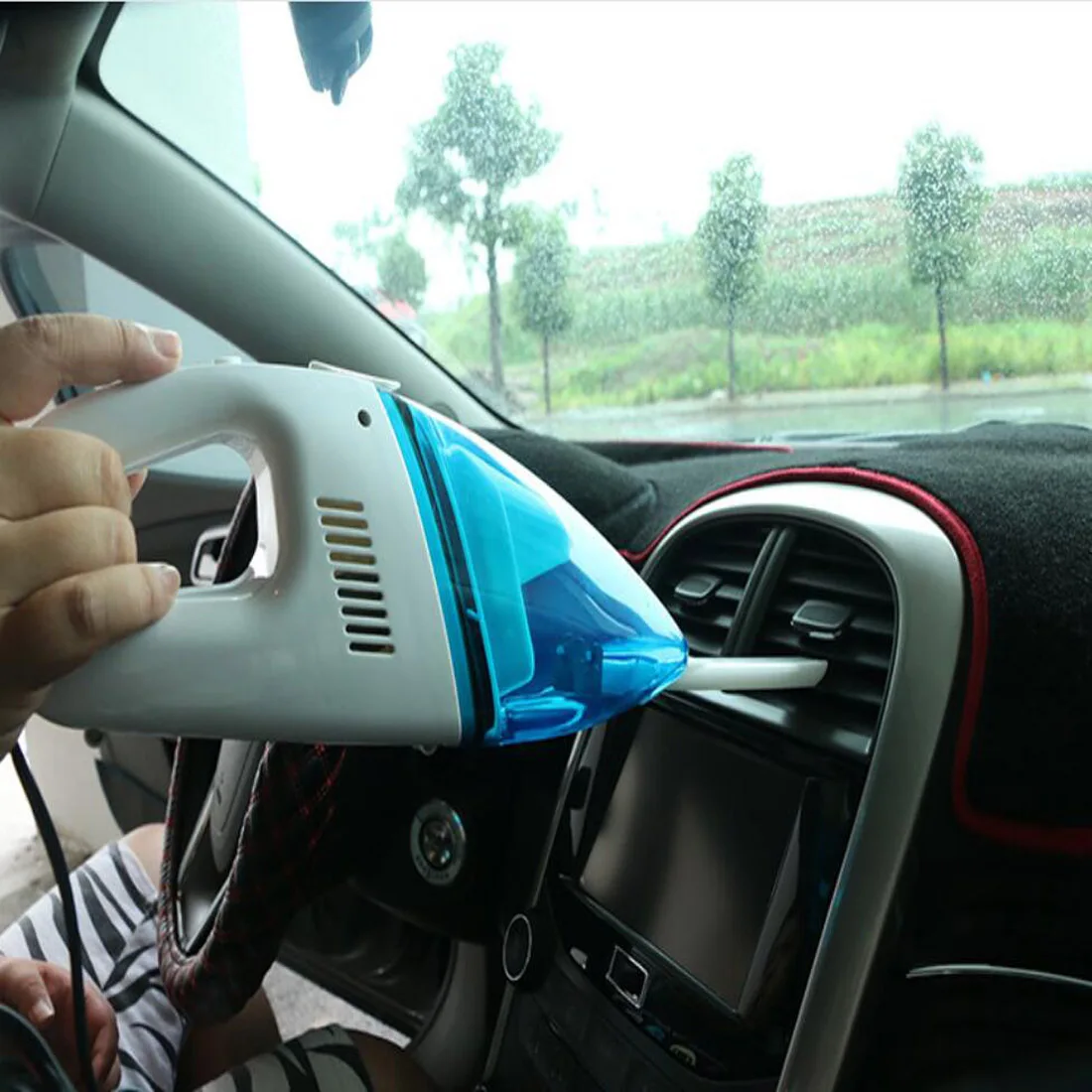 Dongzhen автомобильный Вакуумный Очиститель пылесборник Ho использовать удерживать влажный и сухой двойного назначения мини пылесос для дома универсальные аксессуары