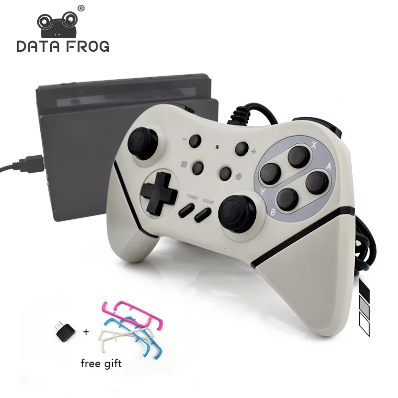 

Data Frog Wired USB Game Controller For Nintend Switch NS Support Switch and PC Games Joystick Gamepad For Windows 7/8/10