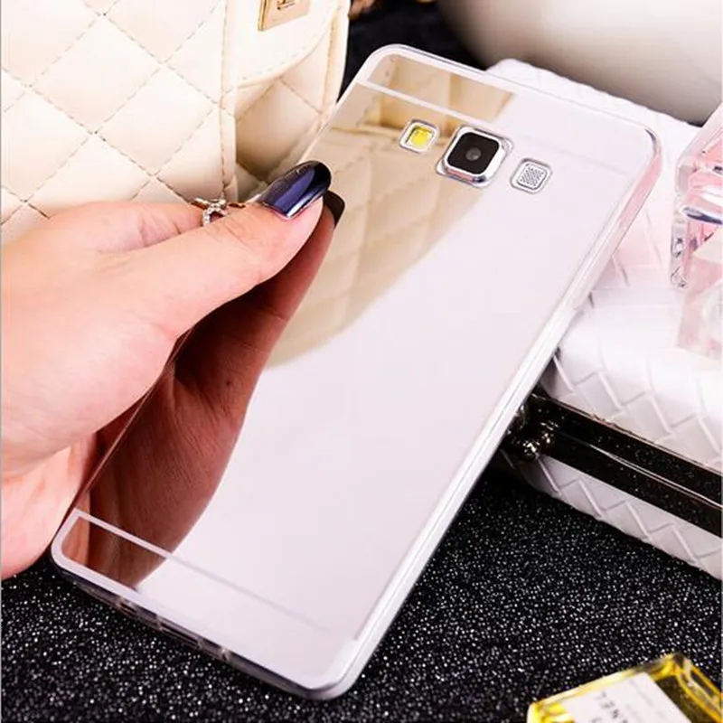 Зеркальные чехлы из ТПУ для Samsung Galaxy A3 A5 J3 J5 2016 2017 S3 S4 S5 S6 S7 Edge S8 S9 Plus Grand Prime G530