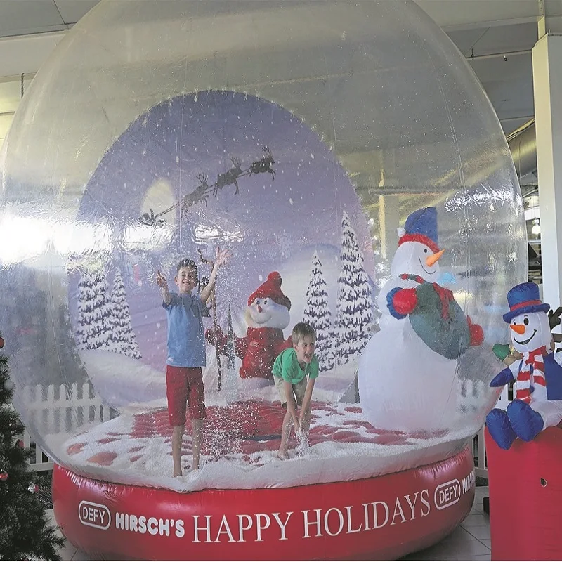 Happy Inflatable 5m Inflatable christmas Snow Globe inflatable