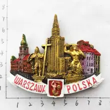 Дворец культуры и науки Warsaw Poland 3D магниты на холодильник сувениры для путешествий домашнее украшение на холодильник магнит