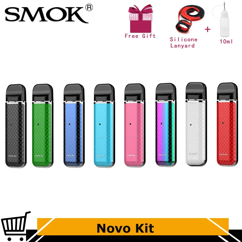 Оригинальный стартовый набор SMOK pod novo комплект cobra покрытый вейп ручка с 450 мАч