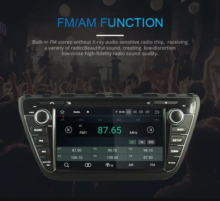 Cheap JDASTON 2DIN Android 9.0 Car DVD Player For Suzuki SX4 S-Cross 2013 2014 2015 2016 Multimedia GPS Radio Stereo 4G+64G Octa Cores 7