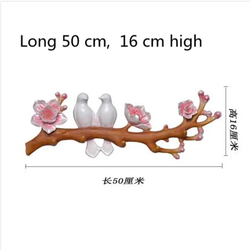 Красивые птичьи подвесные поделки, креативные настенные украшения, новогодние украшения, можно повесить одежду и шапк - Цвет: A