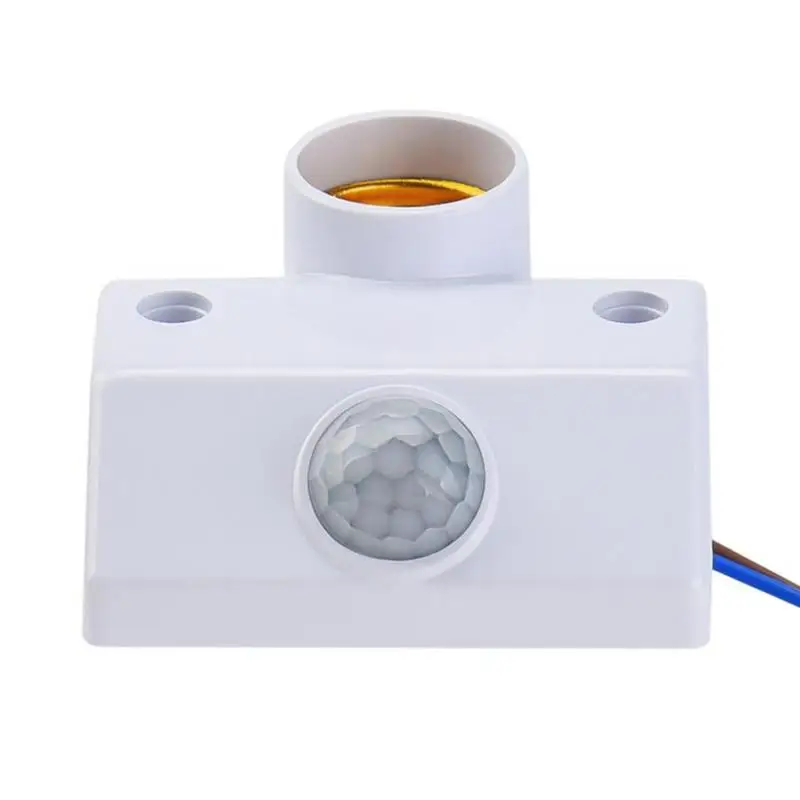 

E27 Sensor Lamp Base LED Holder Infrared Motion Sensor Lamp Socket Adapter for Corridor Power Saving Bathroom Stair light Socket