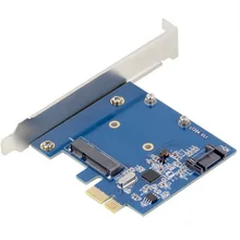 PCI-E PCIe для mSATA SSD+ SATA 3,0 комбинированный расширитель адаптер PCI-E для SATAIII карты sata3.0