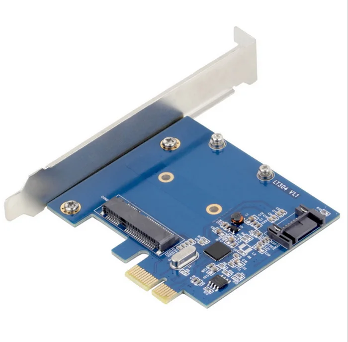 PCI-E PCIe к mSATA SSD + SATA 3 0 комбинированный удлинитель адаптер SATAIII карта sata3.0 |