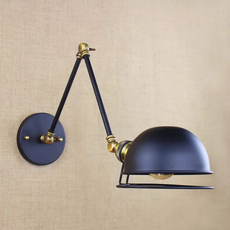 Us 49 52 20 Off Style Antique Retro Black Metal Wall Lamp Swing Arm Lighting For Workroom Bathroom Vanity 2 Lies Tornado In Us 49 52 20 Off Style Antique Retro Black Metal Wall Lamp Swing Arm Lighting For Workroom Bathroom Vanity 2 Lies Tornado In
