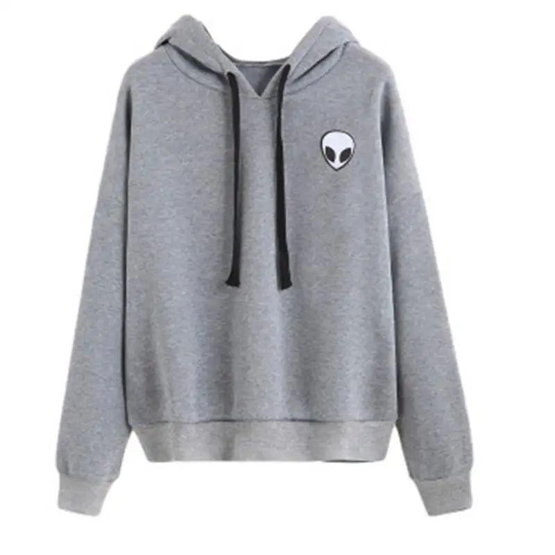  new hoodies pullover loose sweatshirts cotton outwear top casual fashion drawstring cartoon decorat