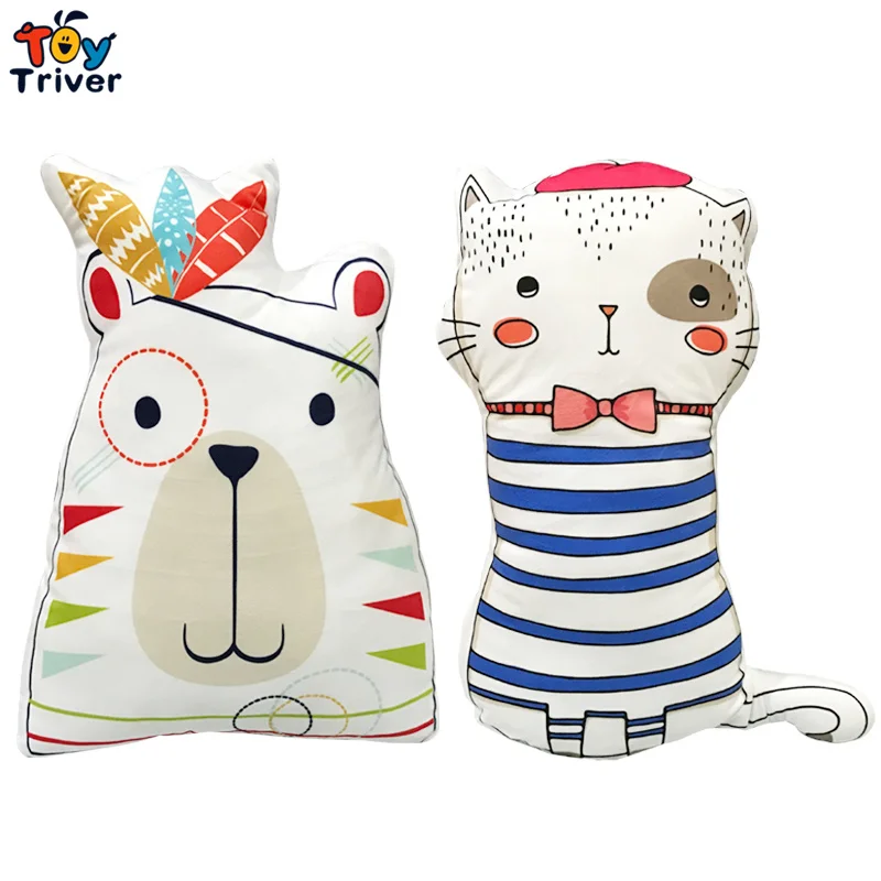 Cat Kitty Teddy Bear Plush Toy Stuffed Animals Doll Pillow Cushion Baby Kids Girl Bedroom Decoration 1