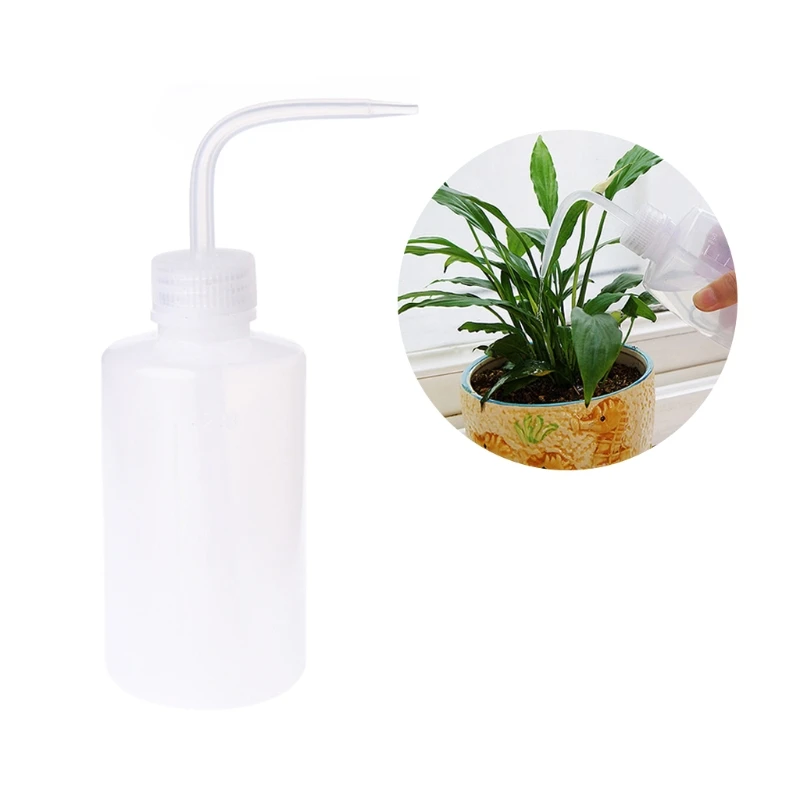 OOTDTY 250 ml Soft Plastic Squeeze Type Watering Bottle Cheap Plant