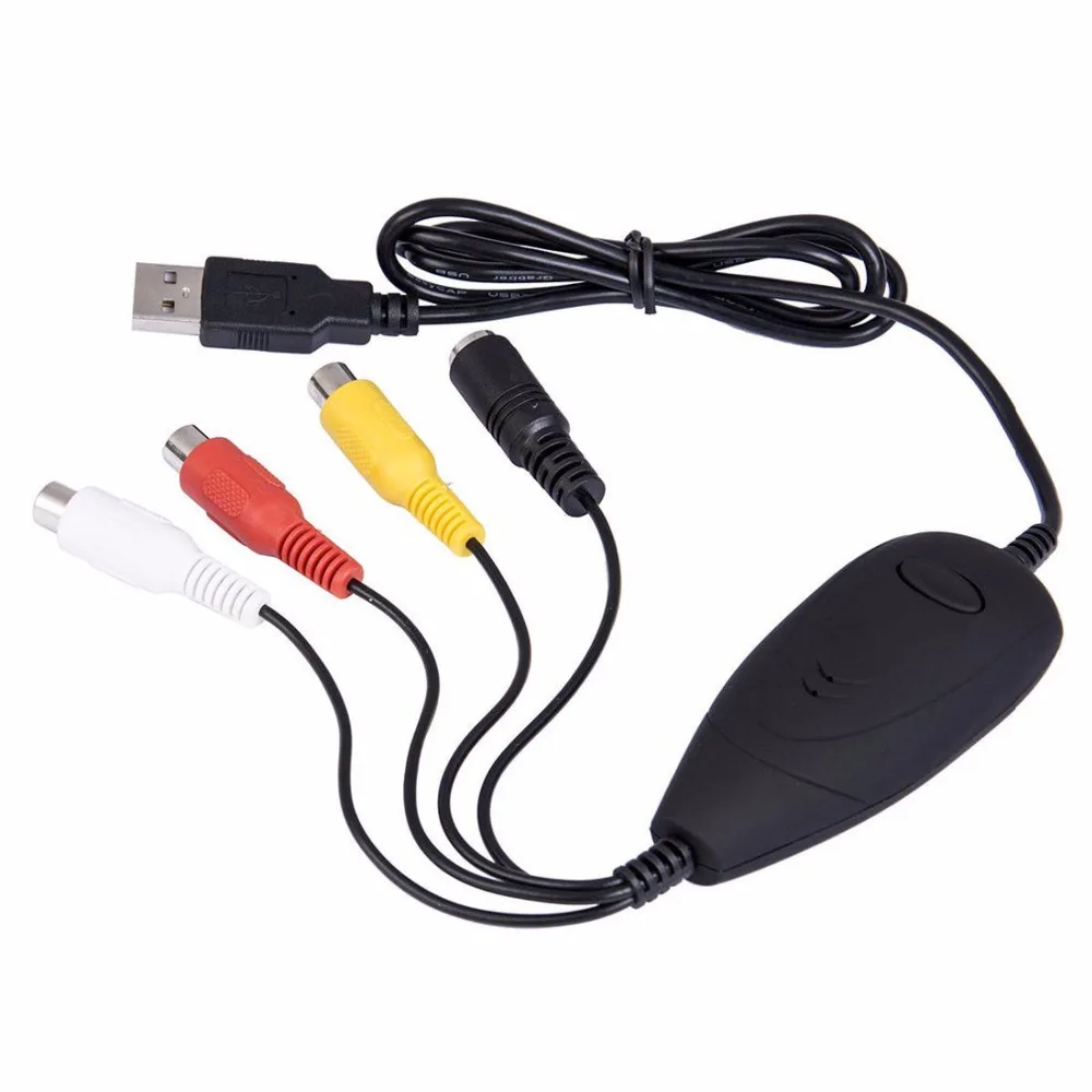 Ezcap172 USB Аудио Видео записывающая карта 2 0 адаптер записывающее устройство VHS к DVD