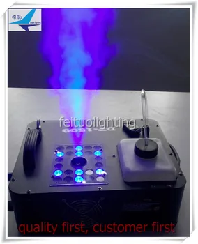 

6pcs/lot free shipping stage effect equipment fog machine 1500w with 24x3w rgb leds smoke machine
