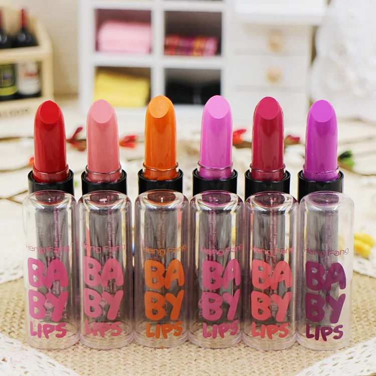 

6 PCs BABY LIPS lipstick brand makeup kit batom make up red lipstick set lip stick lipsticks lipstik make up M776