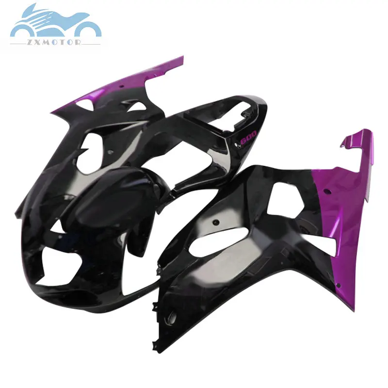 

Дешевый комплект обтекателей для SUZUKI K1 K2 GSXR600 750 2001-2003 ABS обтекатель GSXR750 600 01 02 03 черный фиолетовый ZT10