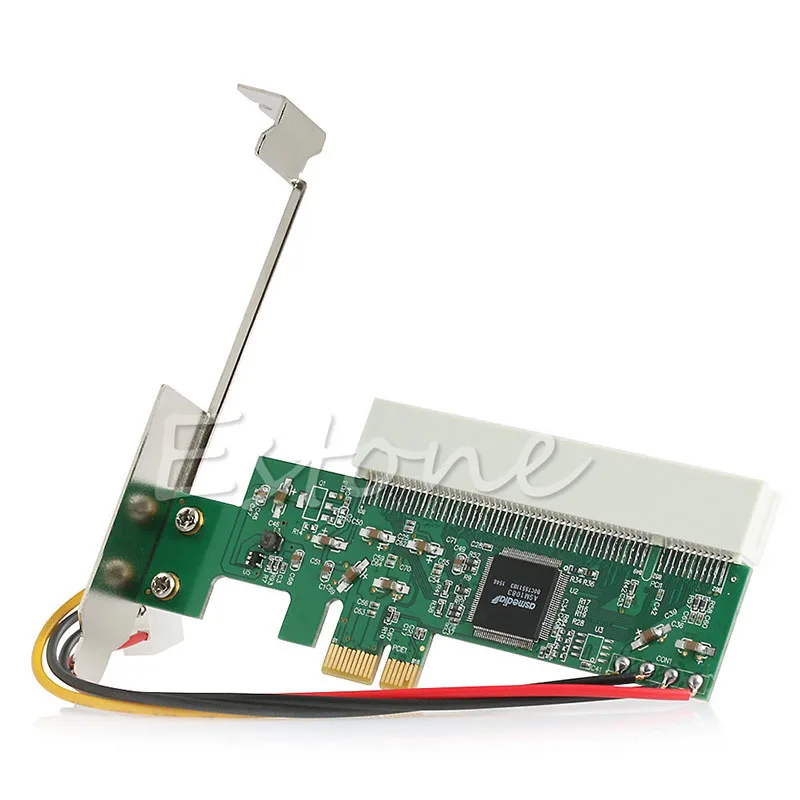 Высокая эффективность 66/33 МГц 4 Pin PCI-Express PCI-E для PCI шины Riser Card адаптер конвертер