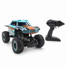 2,4 г 4WD Bigfoot автомобиль дистанционное управление скалолазание с нагрузкой модель автомобиля игрушка автомобиль машинка багги на ДУ Рок Гусеничный Автомобиль Дистанционное управление игрушка gif