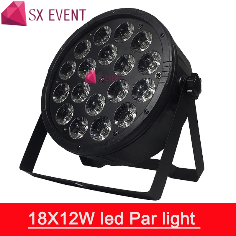 SX Светодиодный прожектор 18*12 Вт, светодиодный светильник 18*12 Вт RGBW 4в1, dmx512, светильник для дискотеки, профессиональное оборудование для сцены, dj