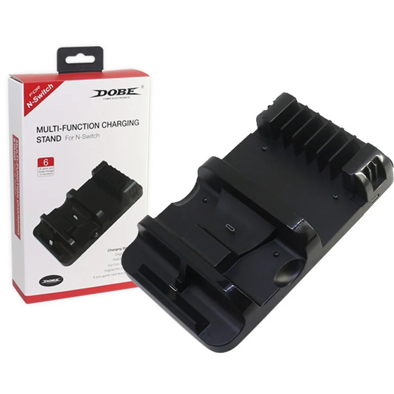

Multifunction Charging Base Bracket for Nintendo Switch NS NX Joy-Con Controller with Card Box Storage NS disc storage bracket