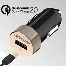 3 Colors USB Car Charger Quick Charge 2 0 Adapter for Samsung Galaxy S6 HTC M9
