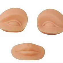 1 партия = 2 шт. модель с глазами+ 1 шт. модель для губ 3d Постоянный макияж Татуировка голова-манекен для практики модель для начинающих