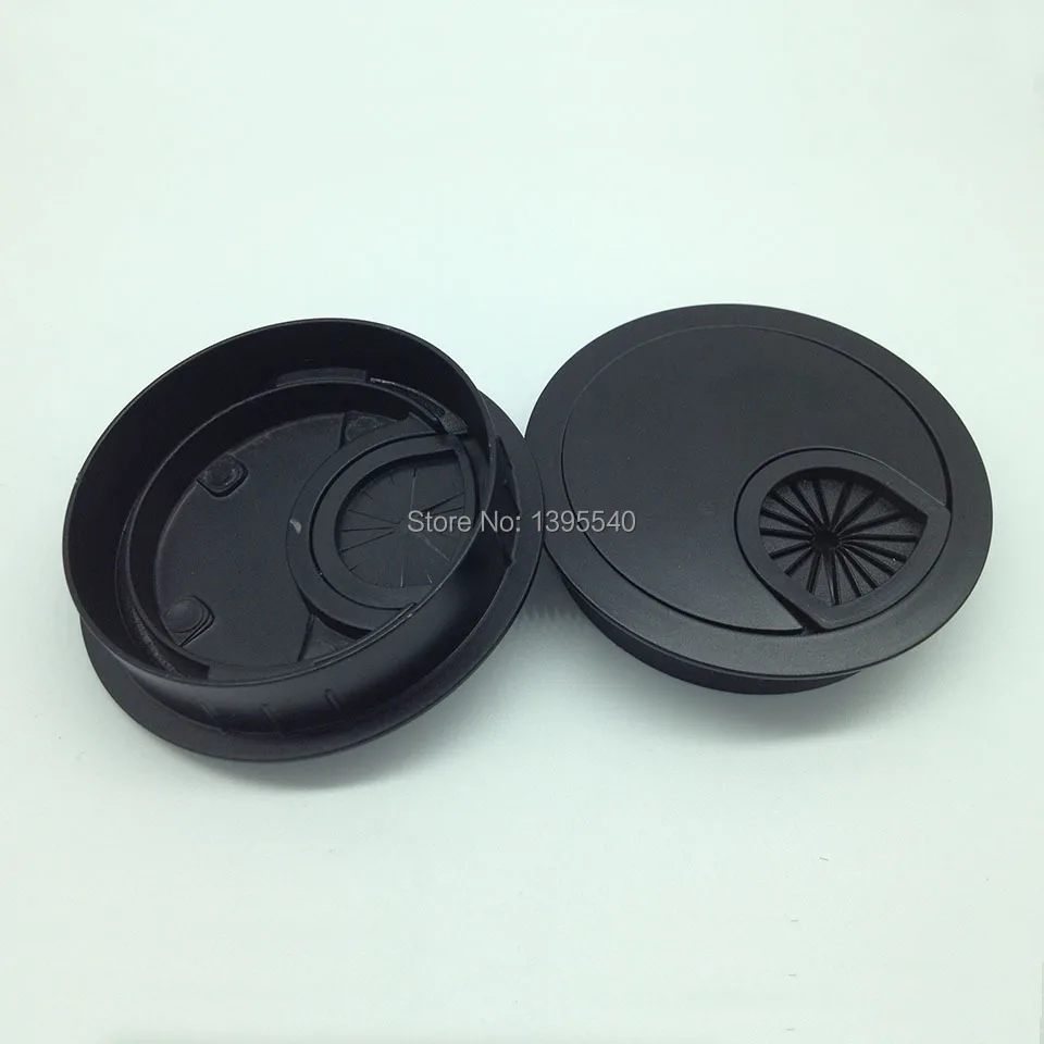 Black Zinc Alloy Computer Desk Wire Cover 4.jpg