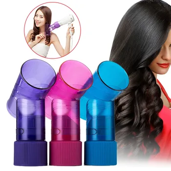 

Convenient Hot Hair Dryer Diffuser Portable Hair Curler Maker Magic Wind Spin Curl Hairstyling Tool HY99 AU01