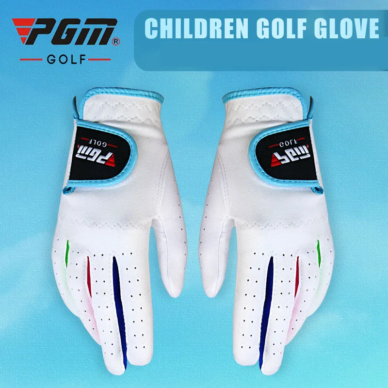 PGM Новинка детские перчатки для спорта на открытом воздухе белый розовый детская специальная микрофибра дышащие удобные перчатки для гольфа