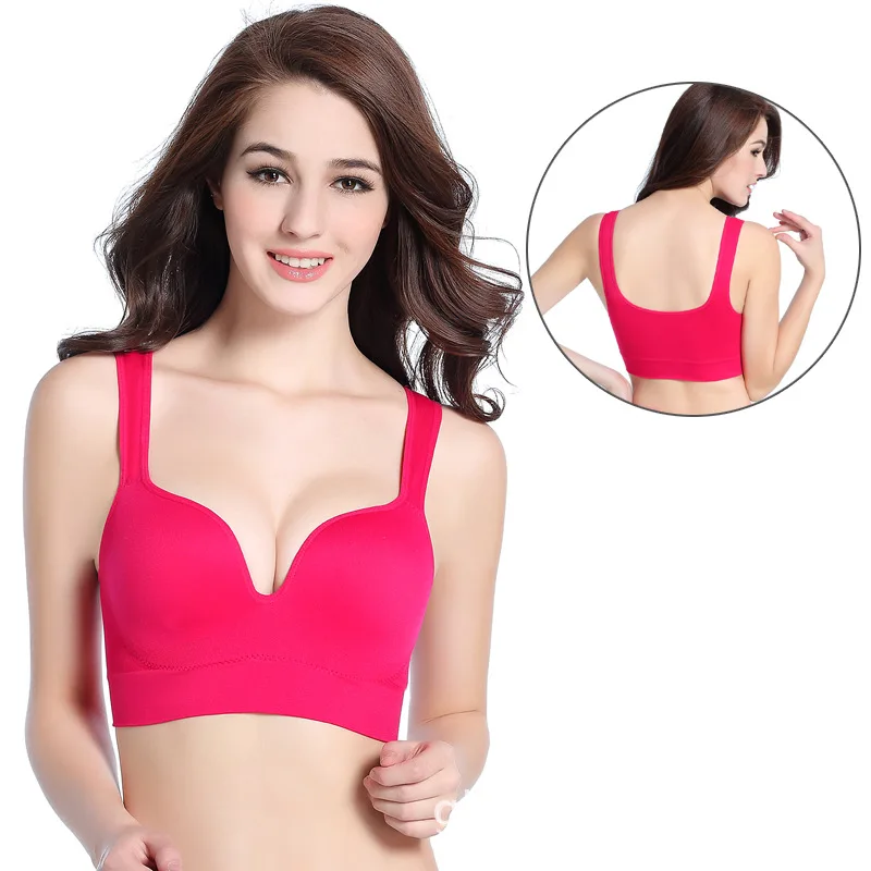 SEXY Seamless One Piece Women font b Sports b font font b Bra b font Fitness