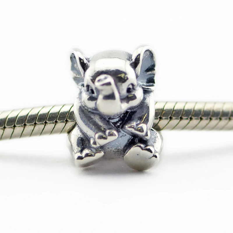 

Lucky Elephant Charms Fits Pandora Bracelets Authentic 925 Sterling Silver Jewelry Beads Free Shipping